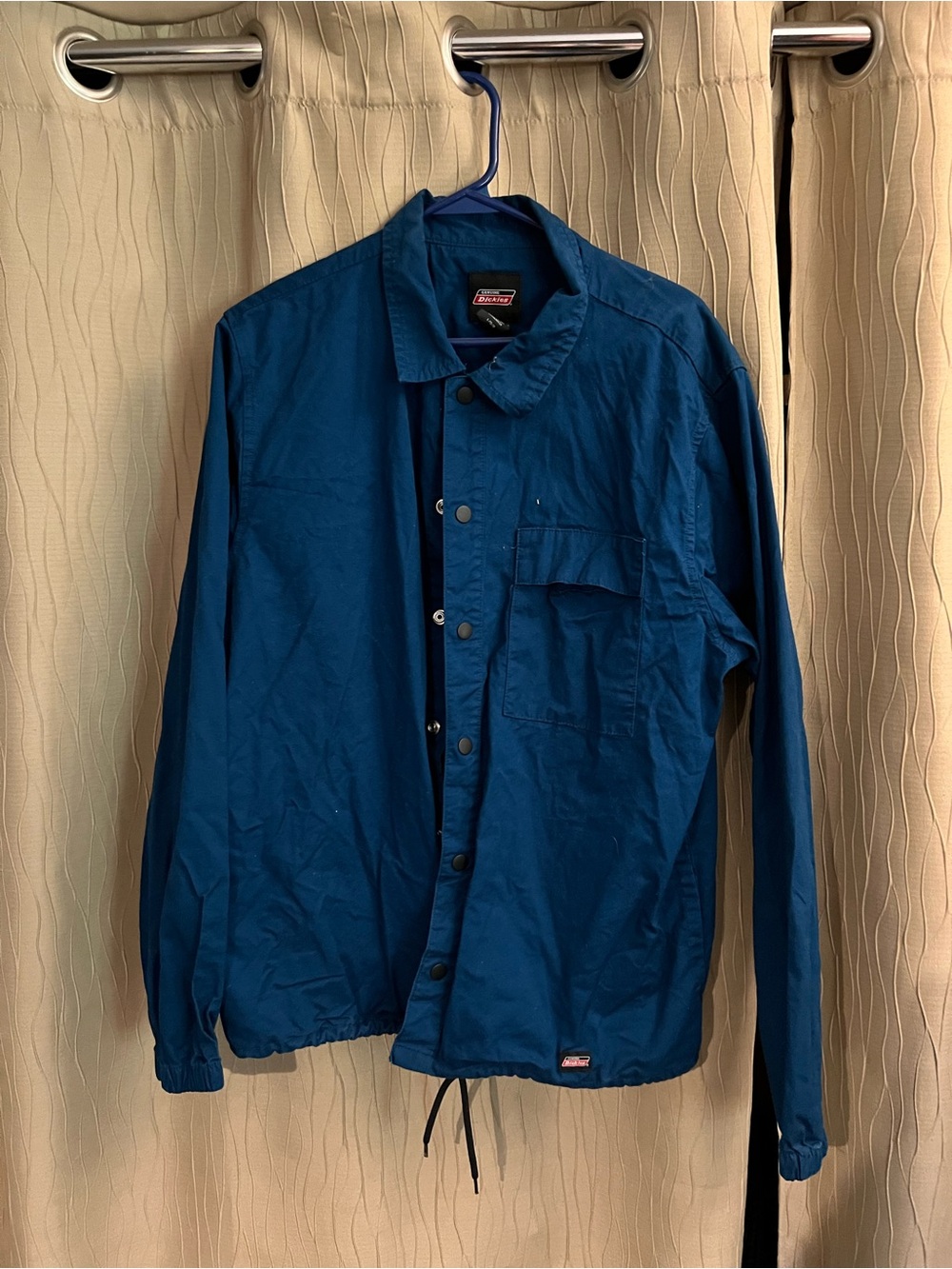 Dickies Men’s Deep Blue Lightweight Coach Jacket